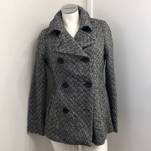 Croft & Barrow Tweed Pea Coat size Small